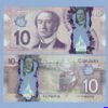 Buy High Quality Vertical Fake Canadian 10 Dollar Bill at Cash Drifting